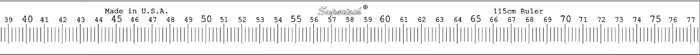 Supertech 115cm Extremity Acrylic Radiopaque Ruler Part 2